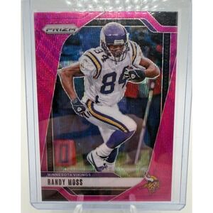 Randy Moss Pink Wave 2024 Panini Prizm #192 NFL Minnesota Vikings Football Card